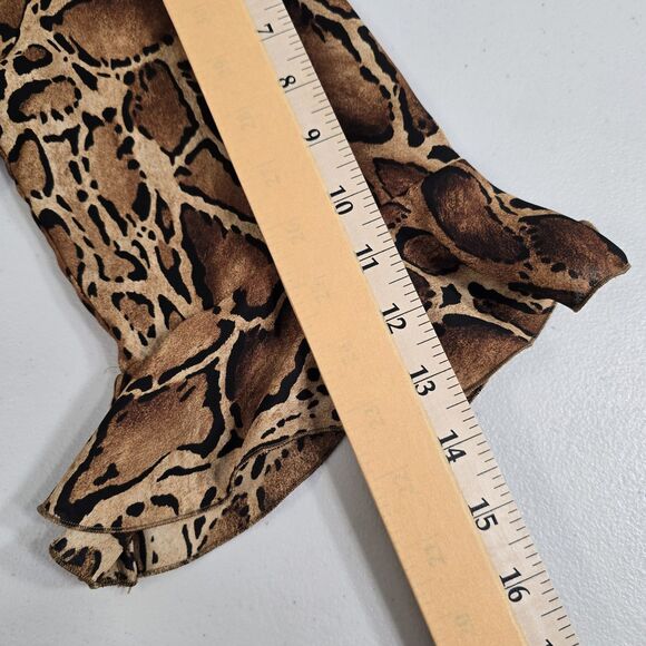 Zara Women’s Leopard Print Cardigan Size XS Brown & Black Lightweight - Picture 7 of 10